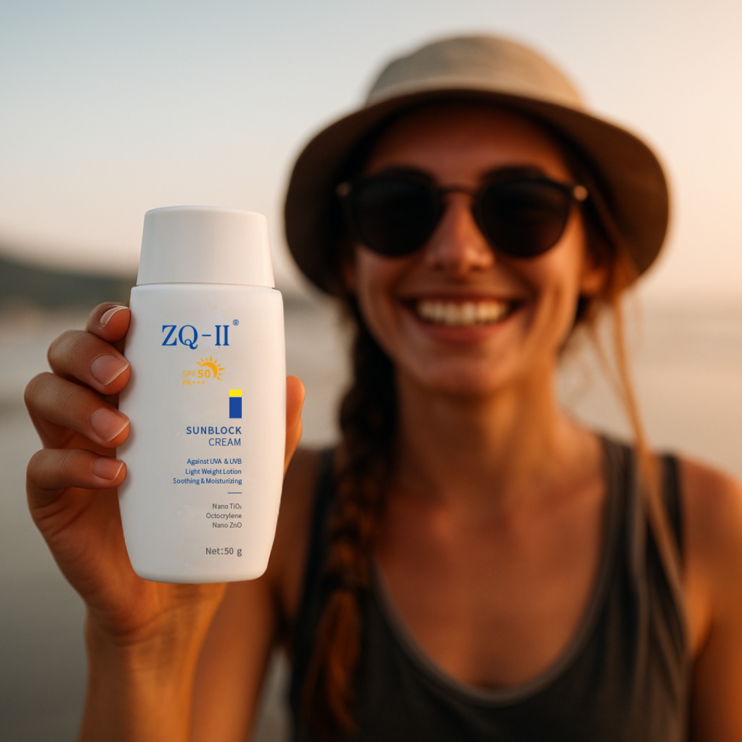 Crema de protecție solară ZQ-II: esențialul zilnic al pielii tale-nu doar pentru vară!