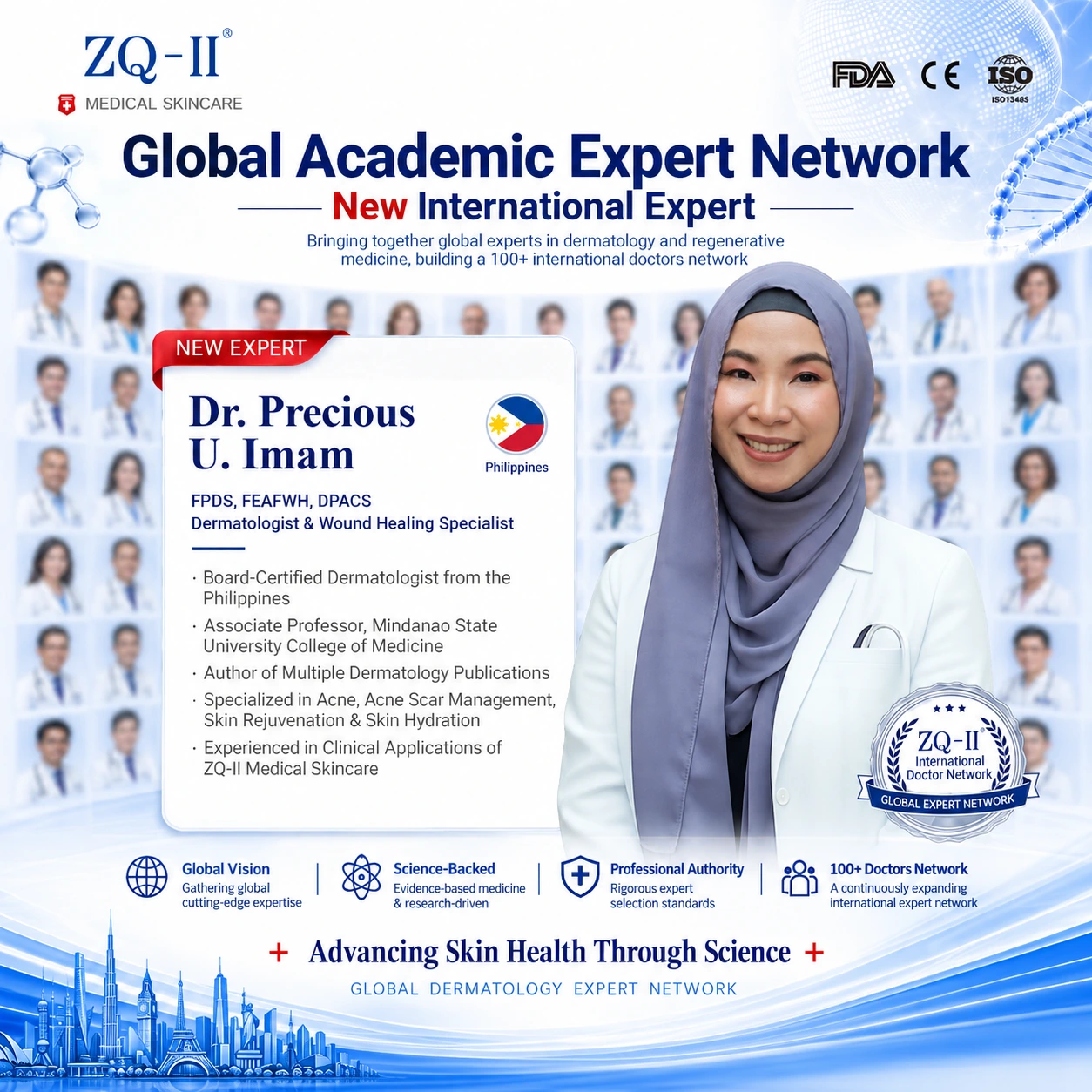 ZQ-II îl salută oficial pe Dr. Precious U. Imam în rețeaua globală de experți academici ZQ-II